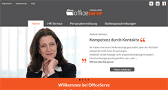 Desktop Screenshot of office-serve.de